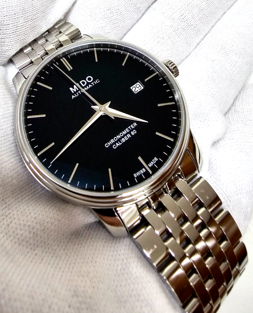Mido Baroncelli Auto 40mm SS Men's Watch M027.408.11.051.00 - Store Display