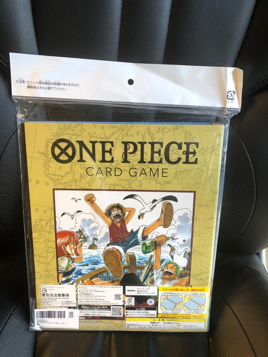 one piece card game 9-pocket binder set manga version Ultra PRO main image 1