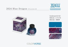 Colorverse 2024 Special Series Bottled Ink in Blue Dragon Standard - 15mL NEW