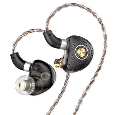 TRN TA3 Hi-FI 1BA 2DD In-ear Monitors Earphones Knowles Hybrid Beryllium-plated