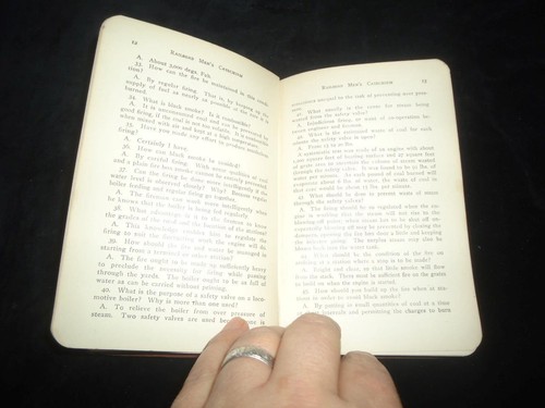 1907 Railroad Men's Catechism by Angus Sinclair USA railway manual history RARE - Picture 4 of 6