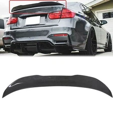 For 12-18 Bmw F30 330i 335i F80 M3 PSM Style Carbon Highkick Trunk Spoiler Lip