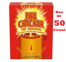 Penrose Fire Cracker Original Red Hot Pickled Sausage .875 Oz, Box of 50 Count