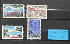 lot timbres france neufs** année 1970 n°1644 1645 1646 1647