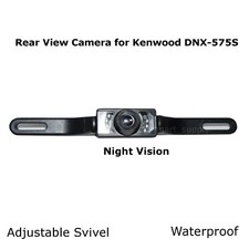 New Rear View Camera Backup License Plate Night for Kenwood DNX-575S DNX575S