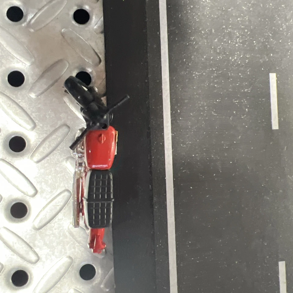 Honda CBX Mini Diecast Modelo Moto 1974 Naranja Soporte Lateral y Dirección Set 3 Foto 2 de 4