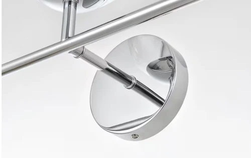 Living District Genesis Vanity Light 3 Light Chrome with Glass Shades - Picture 3 of 6