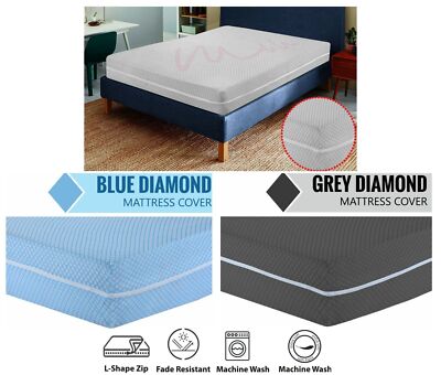 Neu Reißverschluss Matratzenbezug Schoner ANTI BED BUG Matratzenummantelung Doppelbett King/Groß