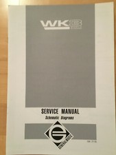 GEM Generalmusic WK3 quadro elettrico Service Manual Schematic Diagrams NUOVO  