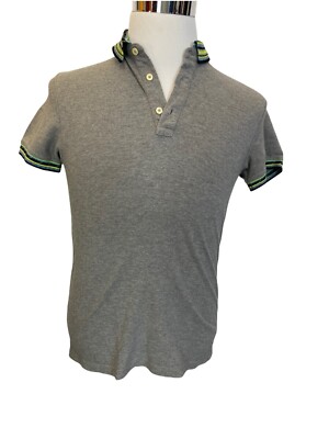 Zara Man gray polo Medium