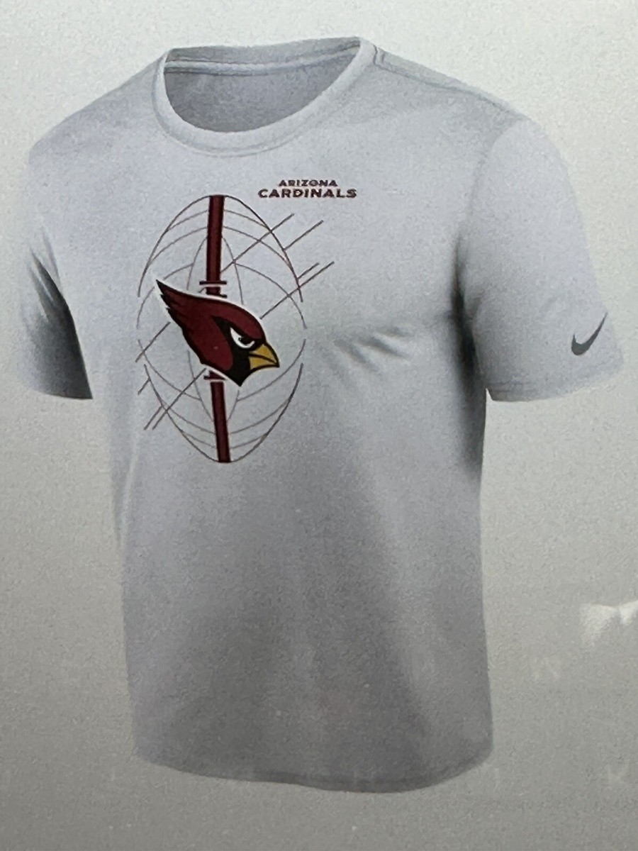 Arizona Cardinals NFL White Legend Icon White T-Shirt Size