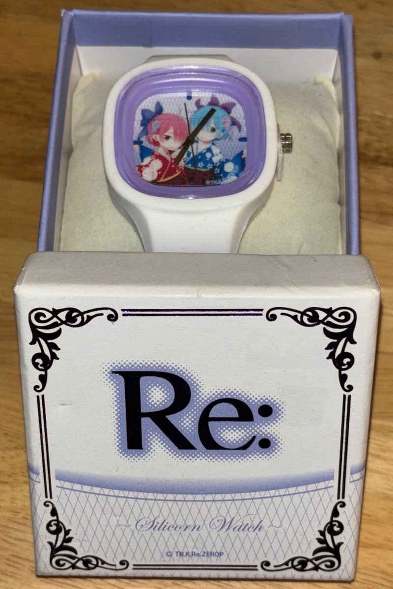 Subaru Watch Order Of Re Zero Re:Zero Anime White Silcone Wrist