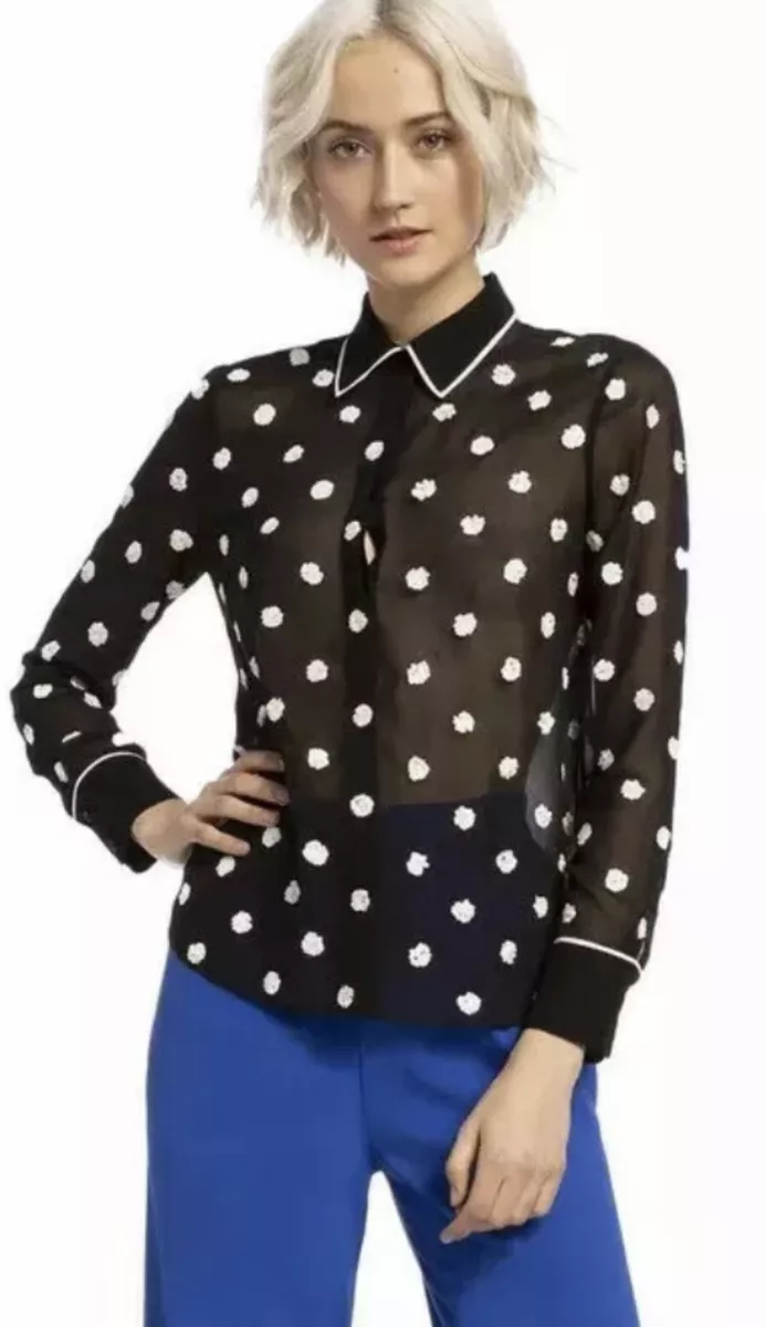 Sequin polka dot top hotsell