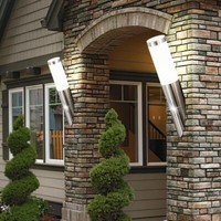 Wandlampe Wandleuchte AußEn Gartenlampe Balkon Edelstahl Wetterfest Led 2Er Set