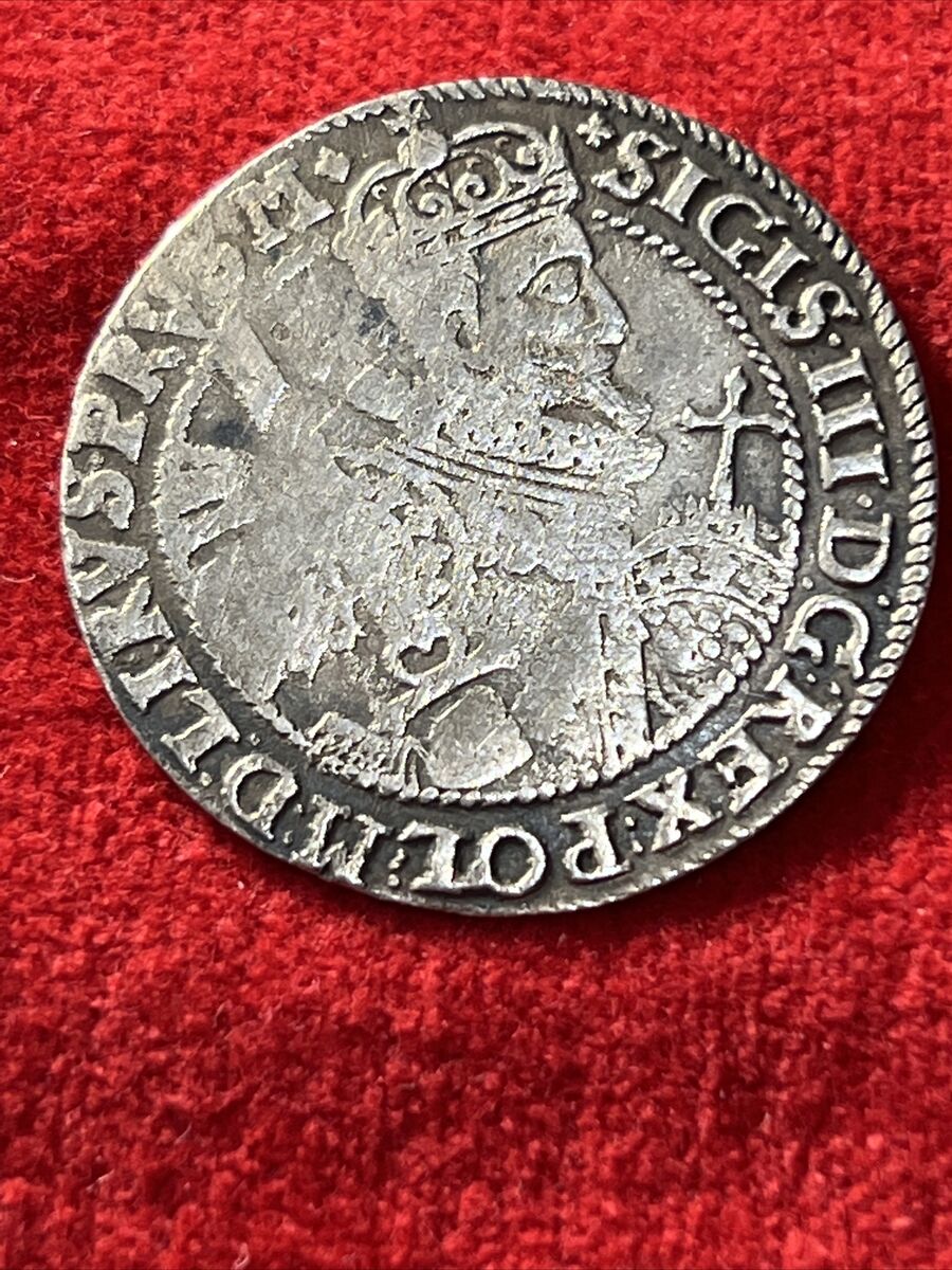 💰 1622 SIGISMUND III VASE 1566-1632. Silver Coin Of 1/4 💰 1622 SIGISMUND III VASE 1566-1632. Silver Coin Of 1/4