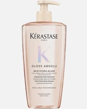 Kerastase Gloss Absolu Bain Hydra Glaze Shampoo 16.9 fl oz / 500ml FREE SHIP