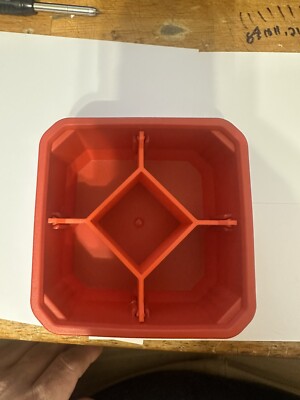 Red 5 hole Low Profile Storage Tray Dividers for Milwaukee Packout Organizer