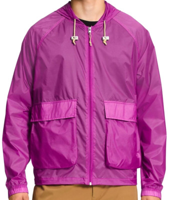 NEW The North Face M66 Translucent Wind Hooded Purple Cactus