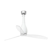 Energiespar Deckenventilator Mit Fernbedienung Eterfan Weiß Matt 128 Cm