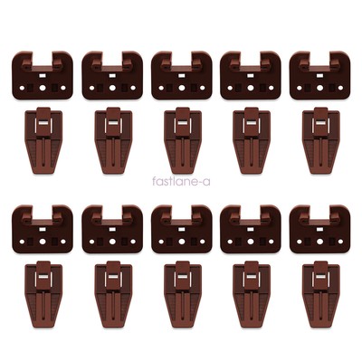 10PCS Rite-TrakI #168 Drawer Guide Glide & Stop 1 Sets of Enhanced Rite Trak I