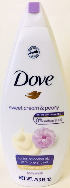 dove sweet cream and peony body wash