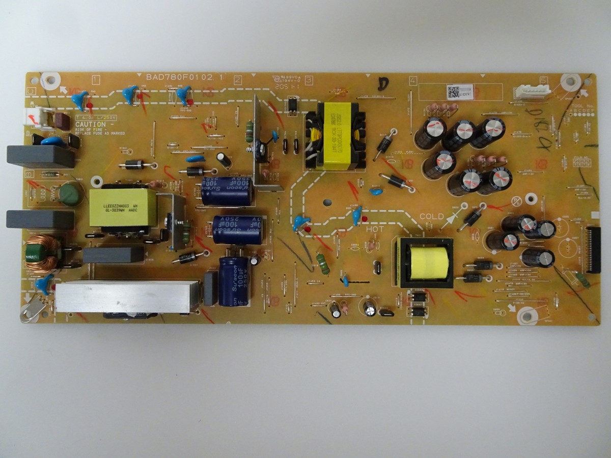 Philips 65PFL5766/F7 (XA3) Power Board AD181MPW-001, BAD780F0102 1