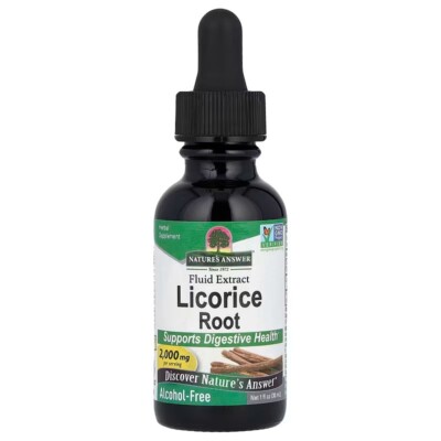 Nature's Answer Licorice Root Extract Drops 30ml - Digestive Health Support