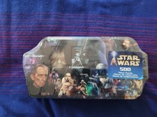 Star Wars Puzzle 500 Pcs NEW in plastic  MINT cond. in metal tin