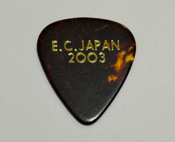 ERIC CLAPTON GUITAR PICK 2003 JAPAN WORLD TOUR PREASE GIVE ME PICK