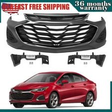 compatible with Front Bumper Cover 2019 2020 2021 Chevy Cruze grille complete