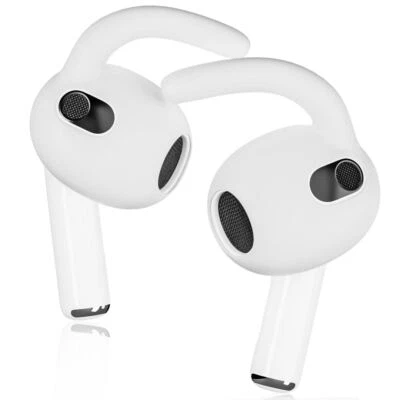 4 x Gommini Ganci Auricolari in Silicone per Apple AirPods (3rd Gen) Cuffie