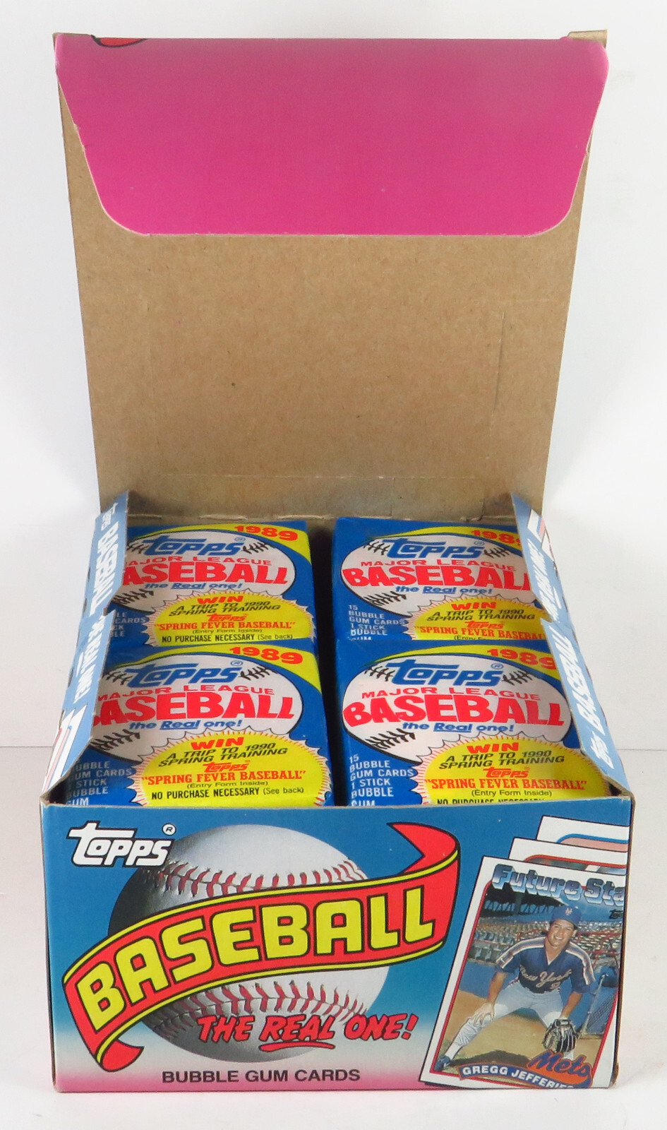 Unopened 1988 Fleer Baseball Wax Pack – 15 Vintage MLB Cards, Seattle Mariners & Braves