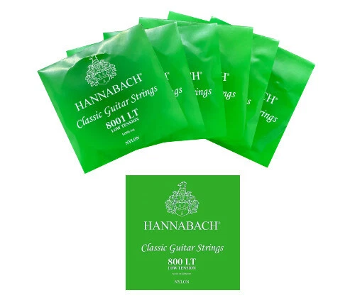 Hannabach 800LT - low, Nylon, Gitarrensaiten, Satz oder Einzelsaiten