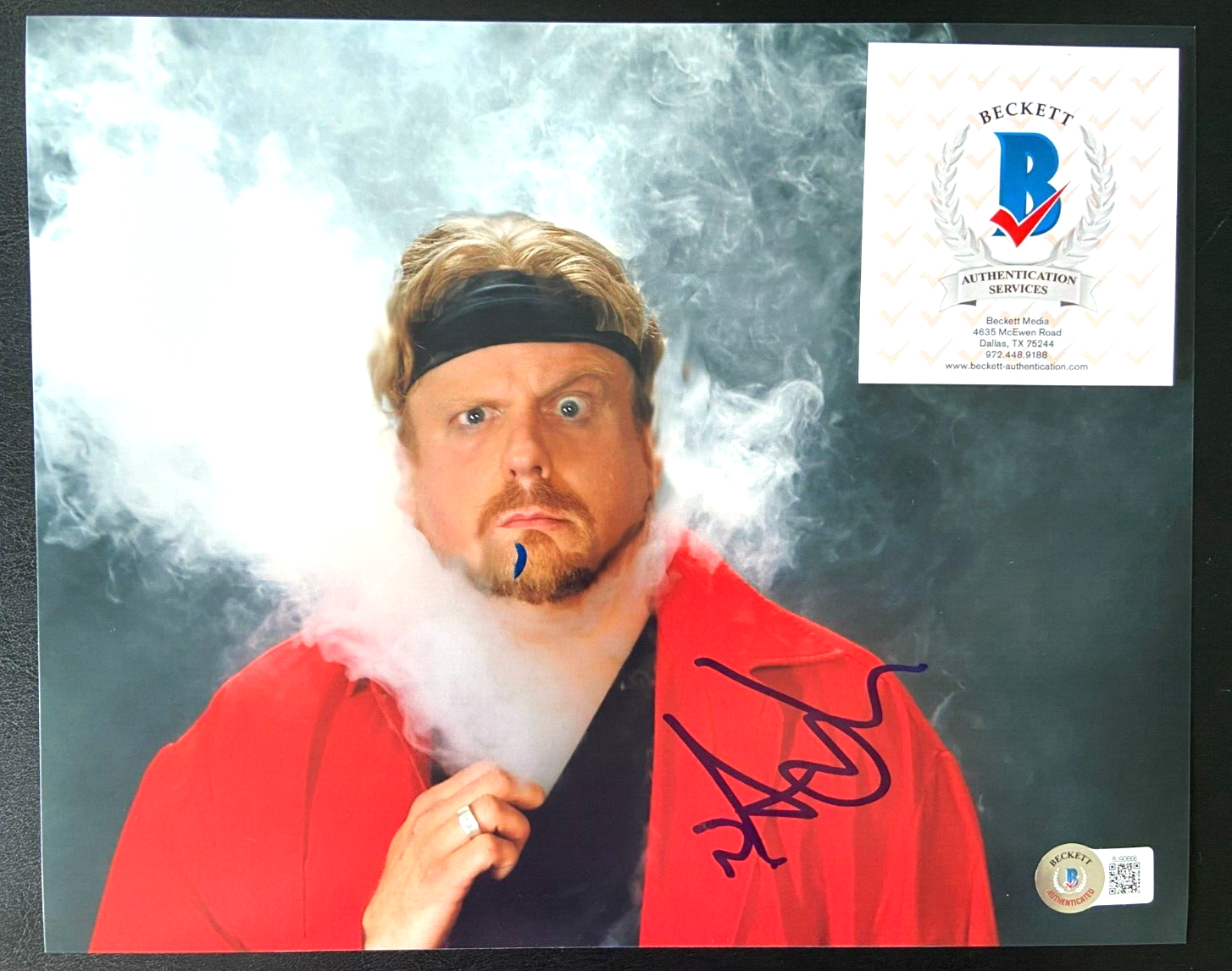 AMAZING JOHNATHAN SZELES SIGNED 8X10 PHOTO COMEDIAN DOCUMENTARY LAS VEGAS BAS B 