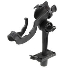 RAM ROD Fishing Rod Holder with 6" Spline Post and Flush Mounting Base