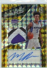 MALACHI RICHARDSON 2016/17 PANINI SPECTRA GOLD AUTOGRAPH # 1/10 SSP