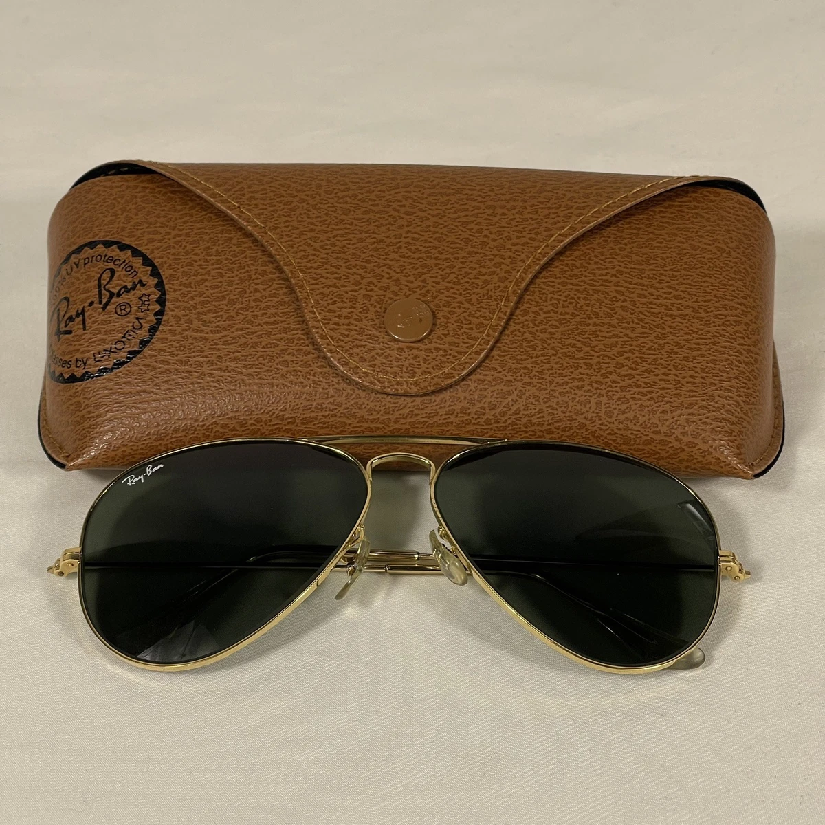 Ray-Ban Gold 1980s Vintage Sunglasses for sale | eBay