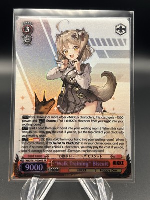 Weiss Schwarz Goddess Nikke NIK/S117-E066S Walk Training Biscuit SR English
