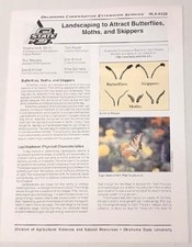 Fact Sheet “Landscaping to Attract Butterflies, Moths, and Skippers” by OSU