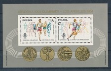 D467726 Poland S/S MNH Olympics Los Angeles 1984