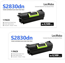 High Capacity Black Toner Cartridge Replacement for Dell S2830dn S2830 Series