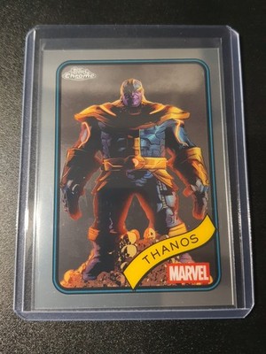 #158 - Thanos - Topps Marvel Chrome 2025 - Base
