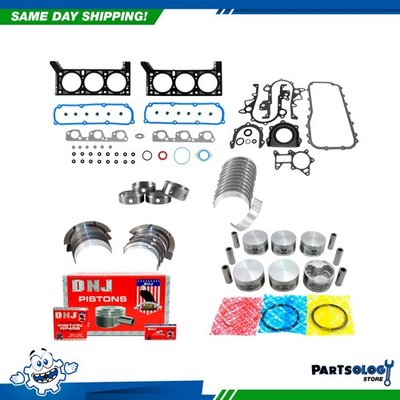 #ad DNJ EK1168 Engine Rebuild Kit For 07 08 Jeep Wrangler 3.8L V6 OHV 12v Cu. 231 $550.99