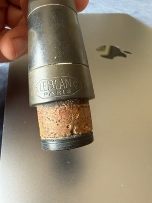 G. Leblanc Paris Clarinet Mouthpiece Hard Rubber Black Matte w/ Cork