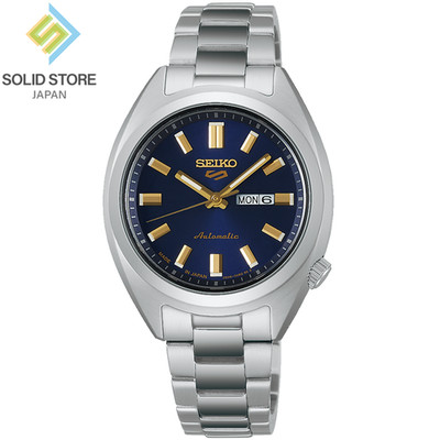 SEIKO 5 Sports SRRA009 SNXS Stainless Steel Automatic Watch Navy Dial 32mm