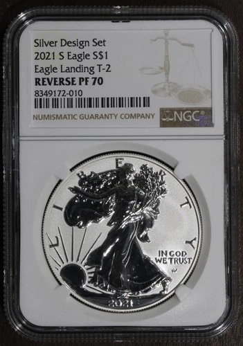2021-S American Silver Eagle — photo from the most recent tracked eBay sale
