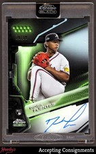 2026 Topps Chrome Black Green Refractor Didier Fuentes RC Rookie AUTO 29/99