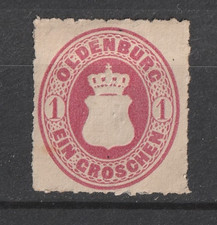 ALLEMAGNE ! Timbre ancien NEUF de OLDENBOURG de 1862 n°17  rose