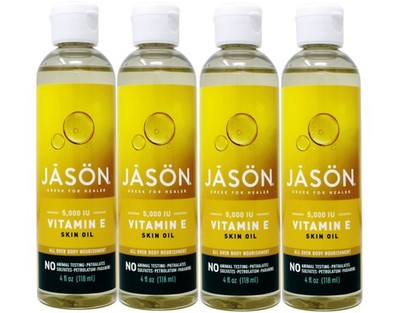 JASON Vitamin E 5,000 IU Skin Oil, 4 oz - 4 Pack