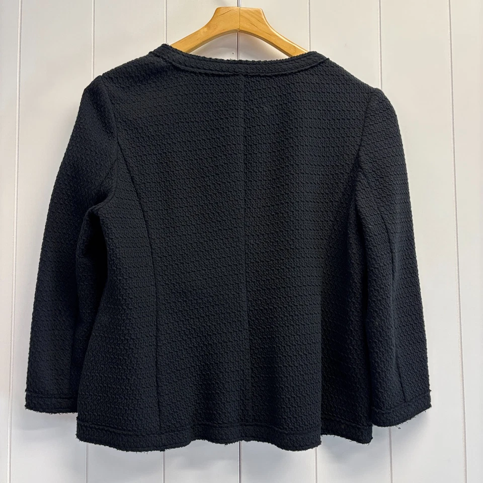 Cárdigan Alfani Para Mujer Clásico Dinero Antiguo Texturizado Cremallera Talla S Silencioso Lujo Grapado Foto 2 de 4